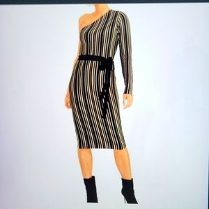 Rachel Roy one sleeve sweater dress